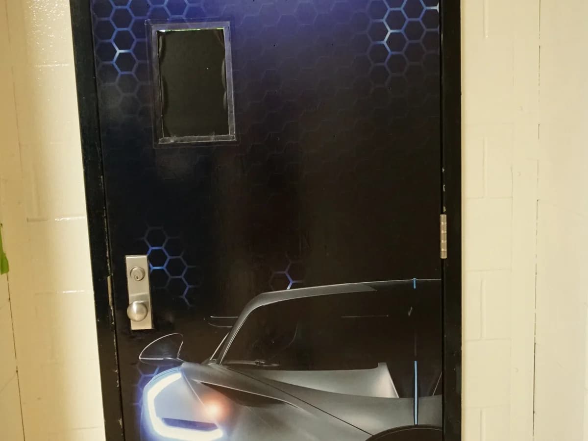 Showroom feature wall