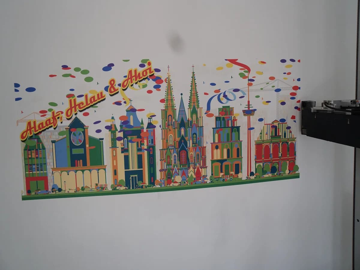 Exhibition booth wall