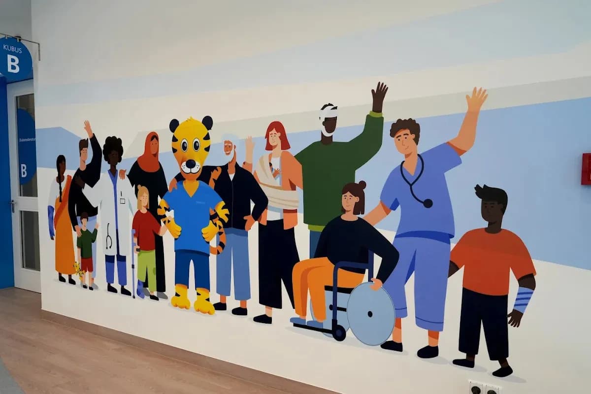 Healthcare facility mural