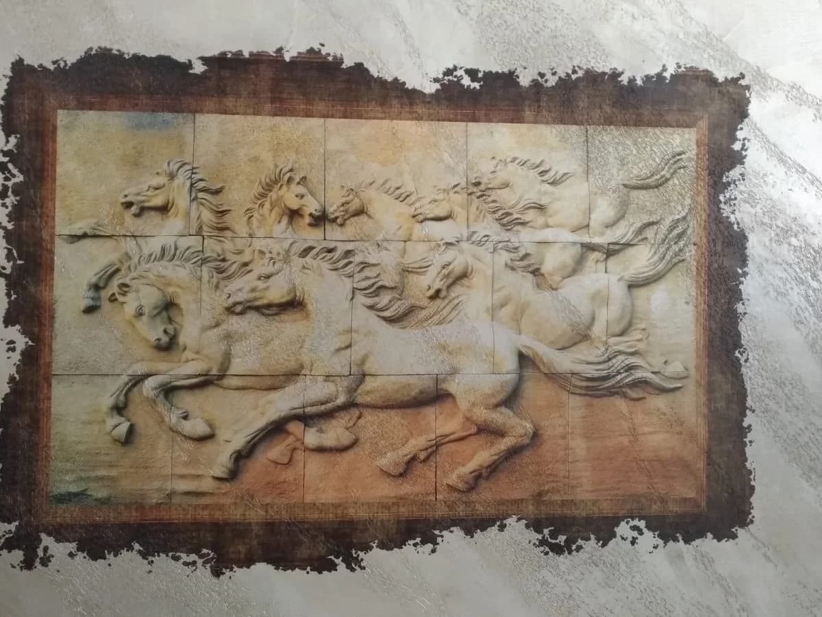 Custom home office wall