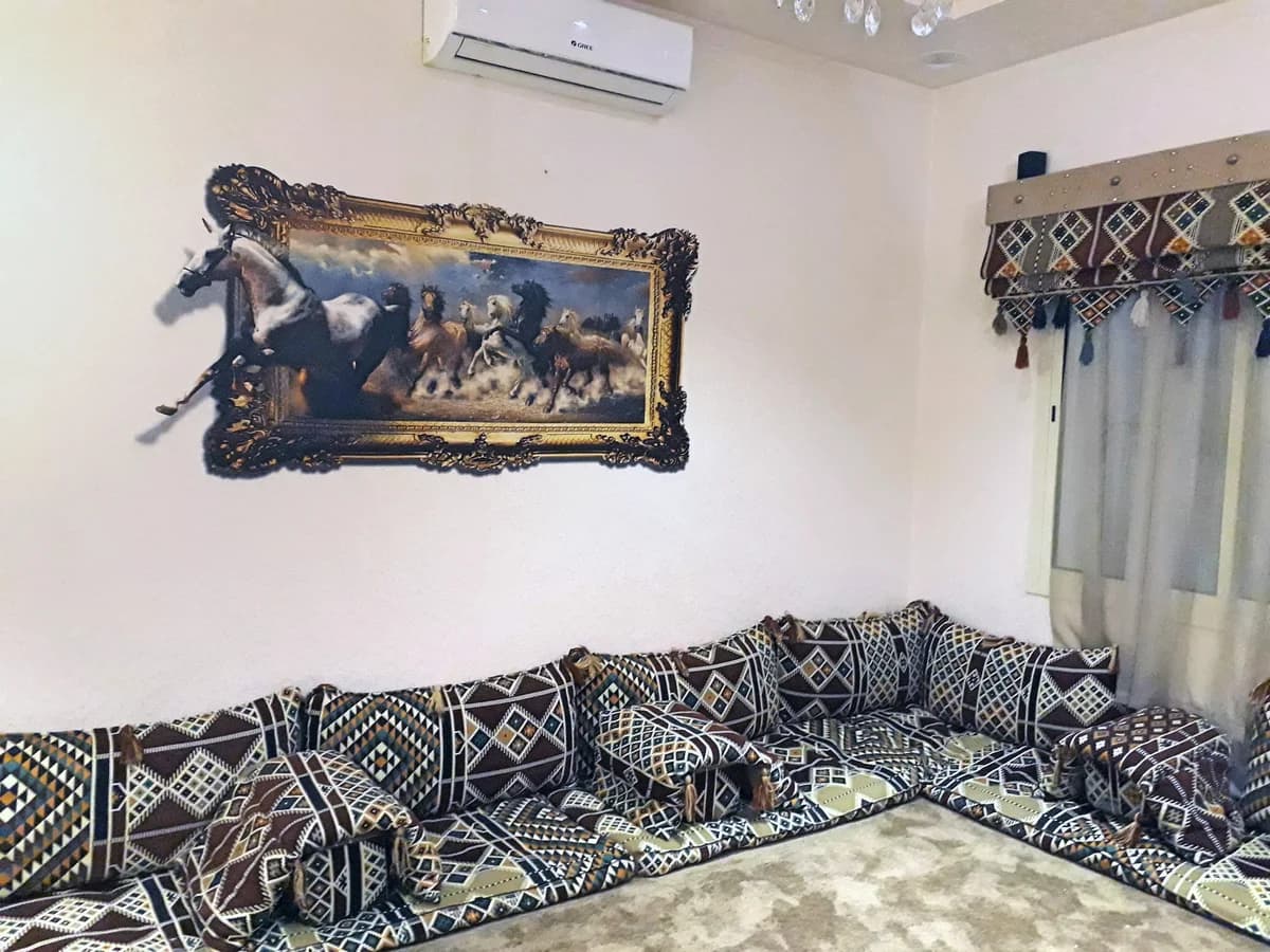 Mountain scene wall art