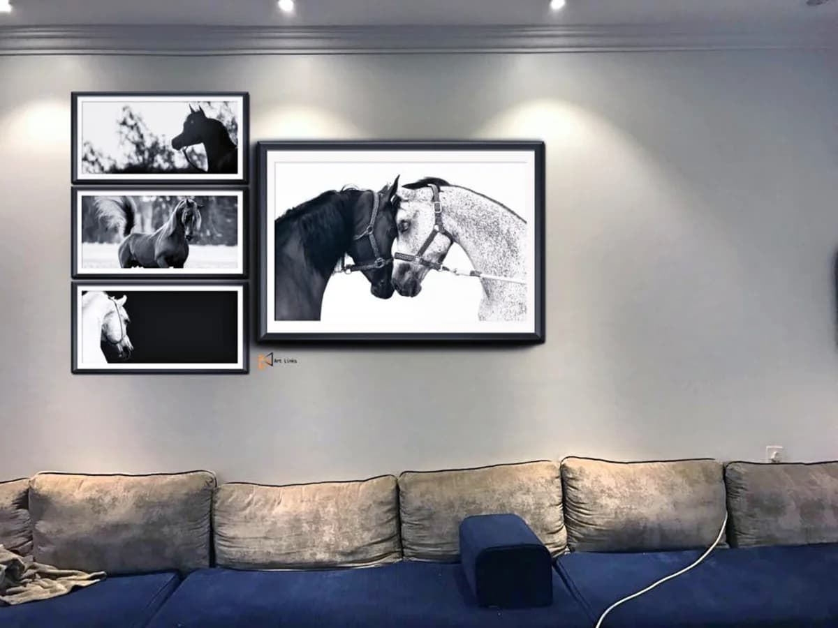 Wide angle office wall