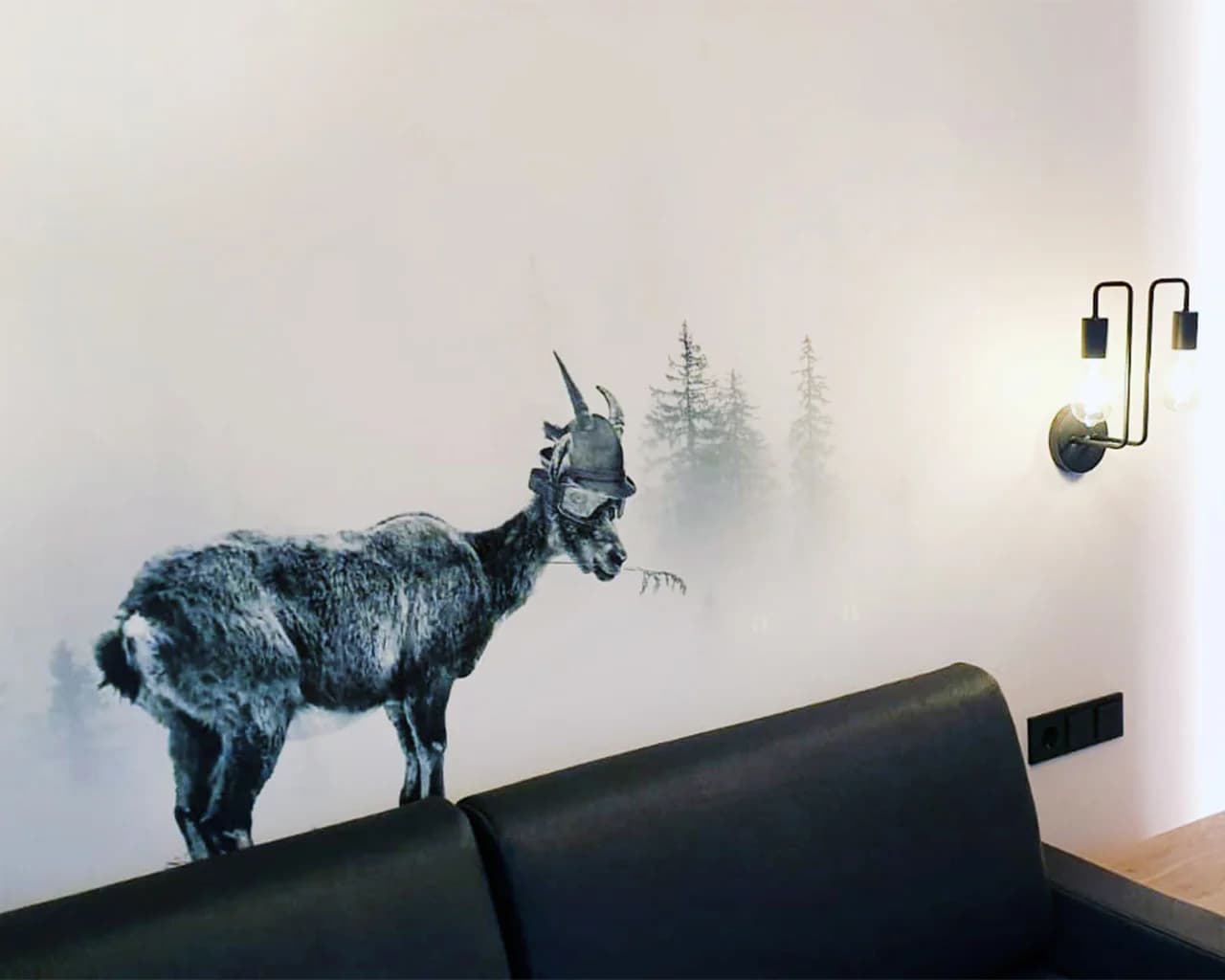 Resort lobby feature