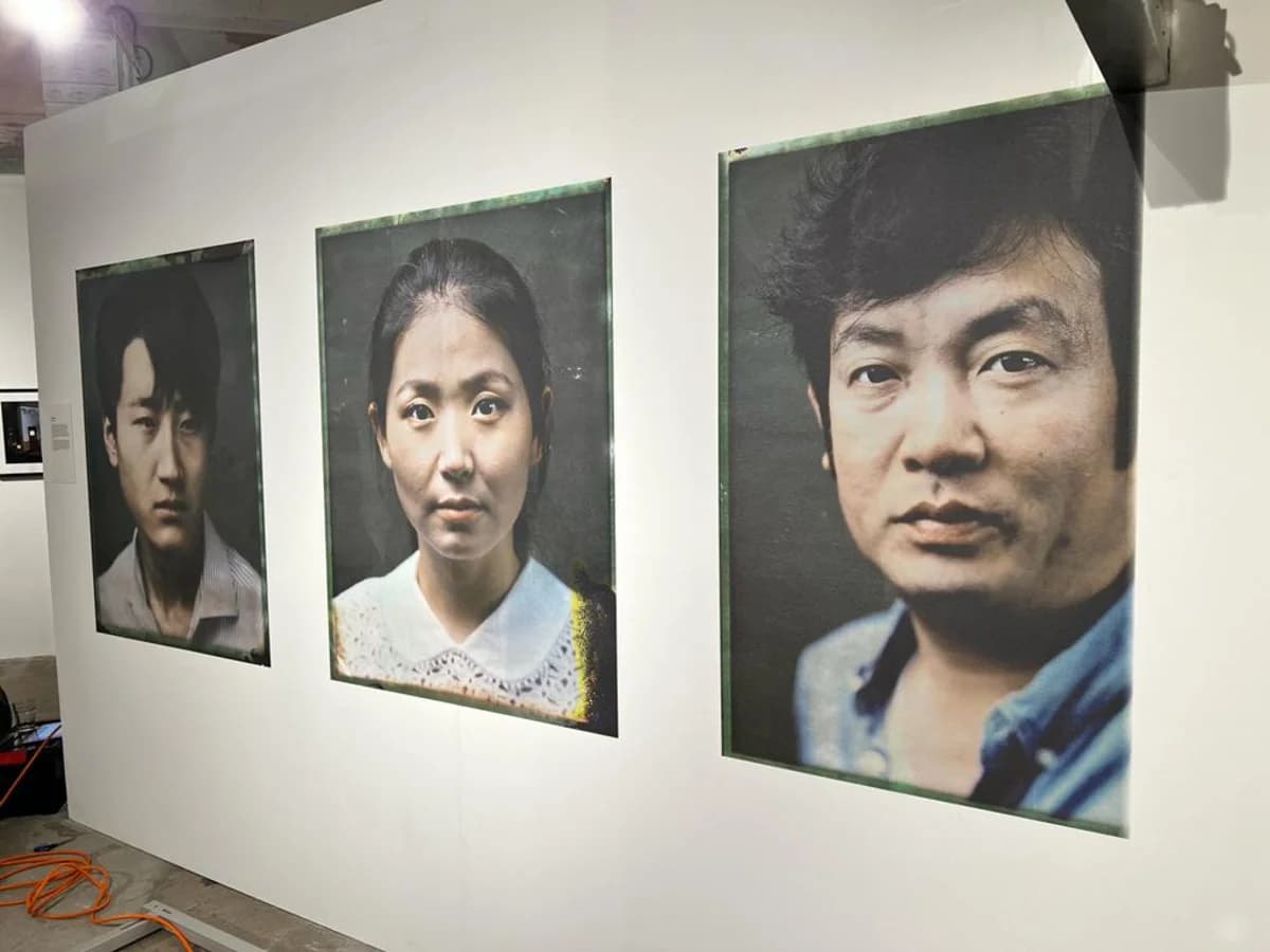 Art exhibition backdrop