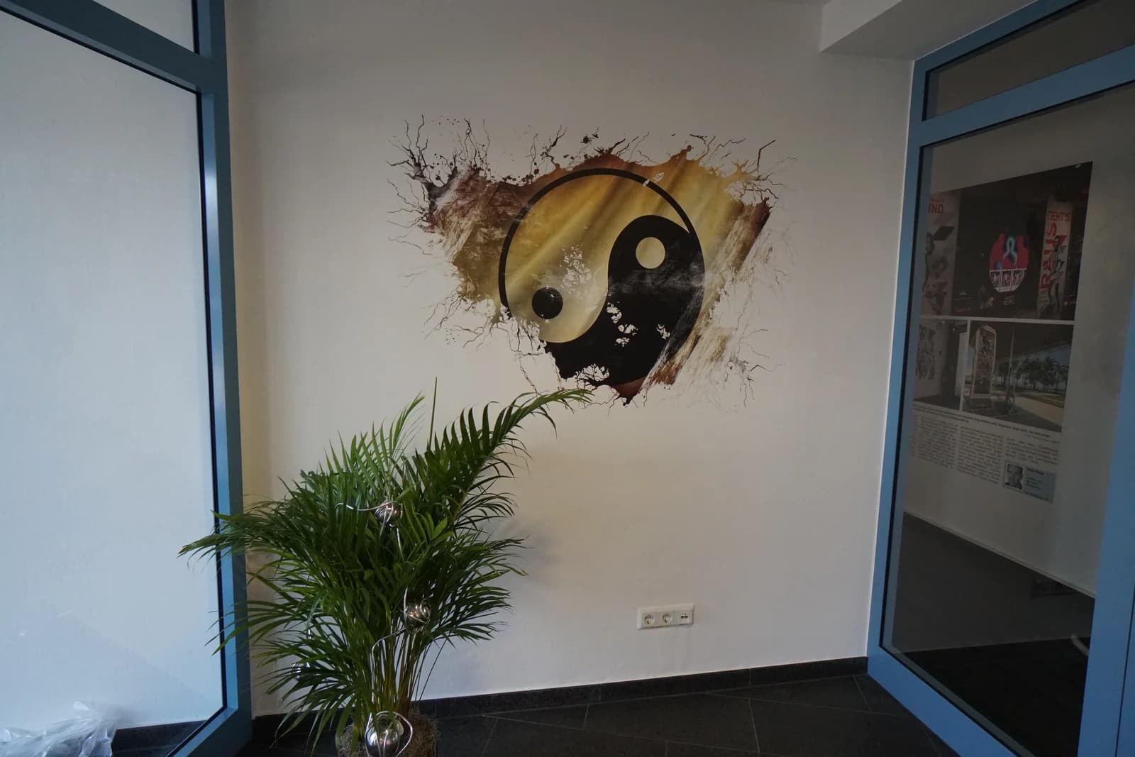 Hidden design office wall