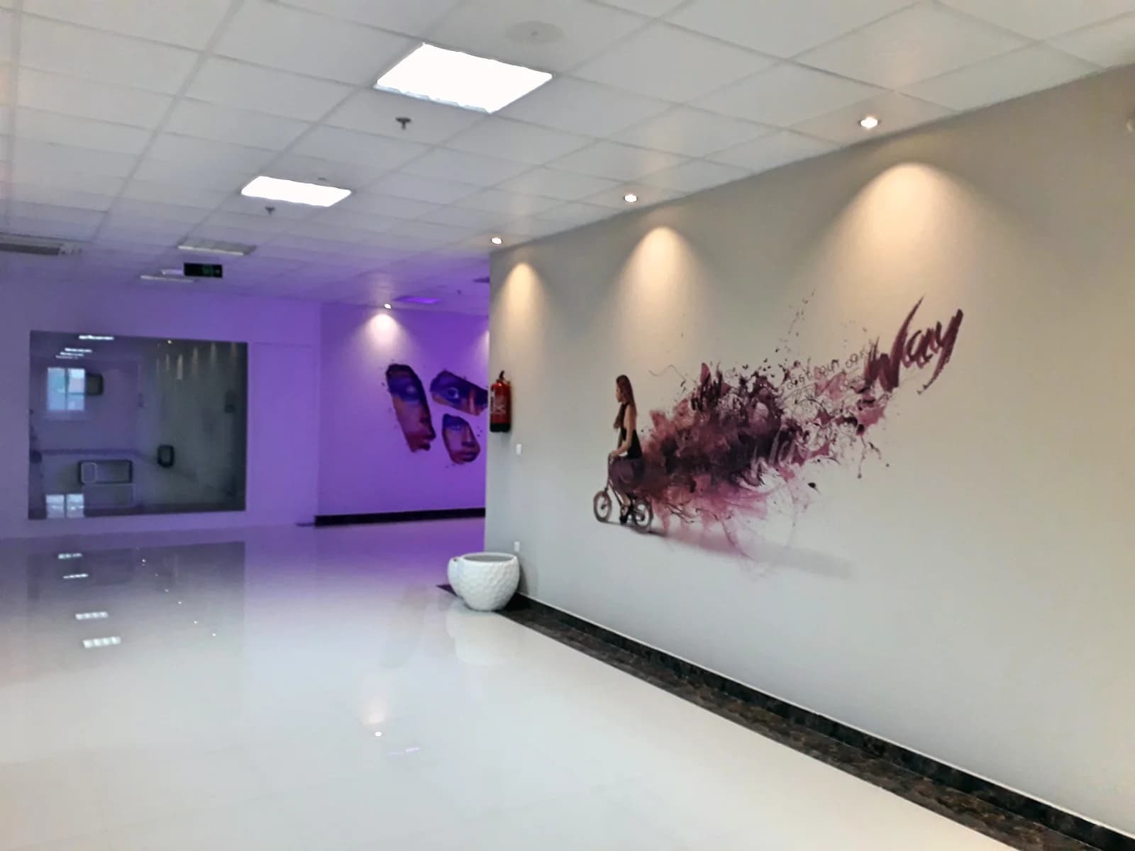 Office atmosphere wall