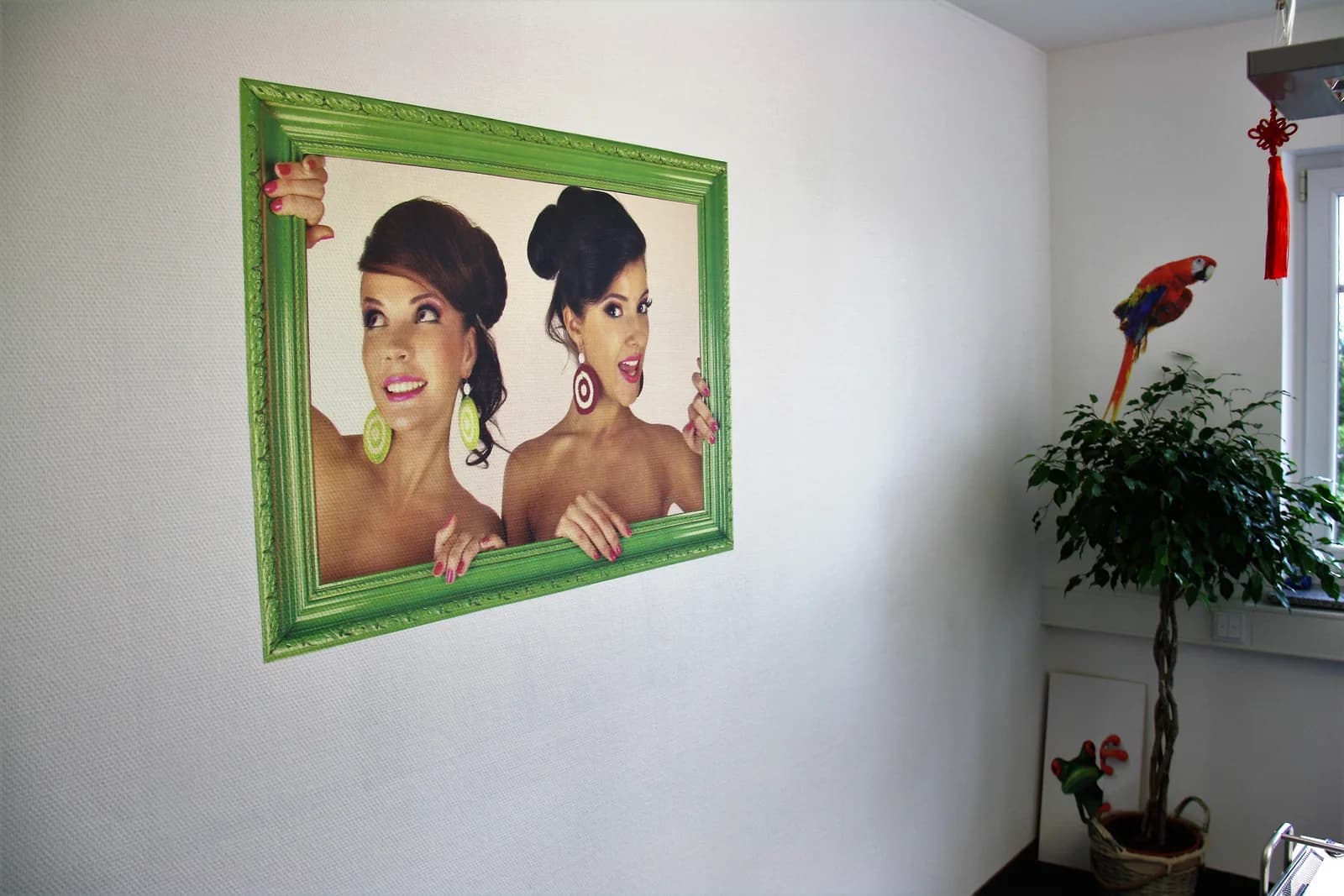 Frame ladies retail art