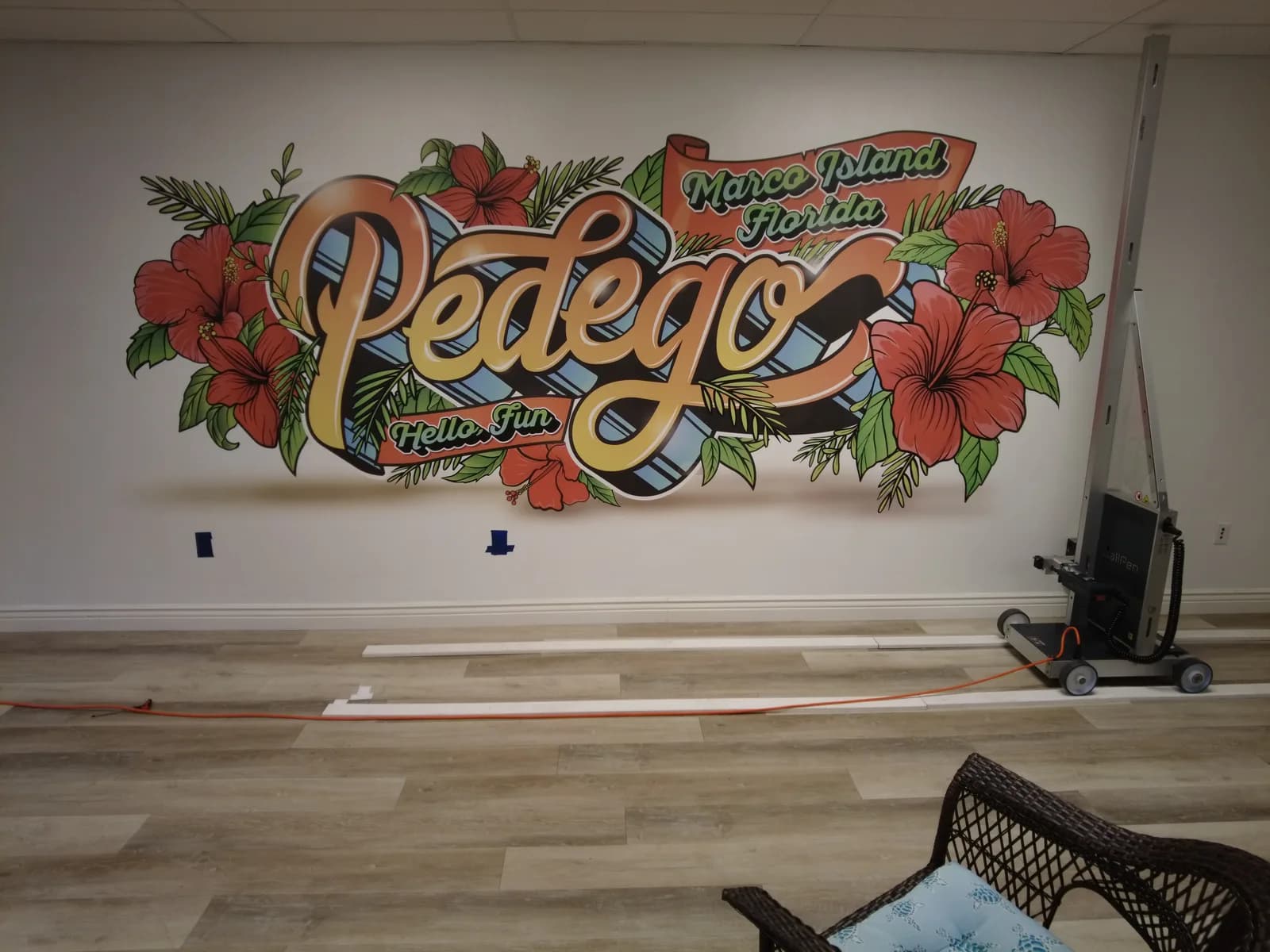Pedego mural retail