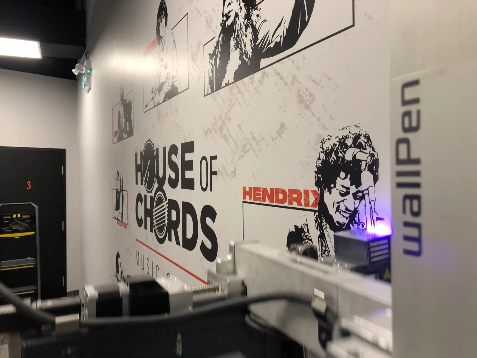 Retail environment wall