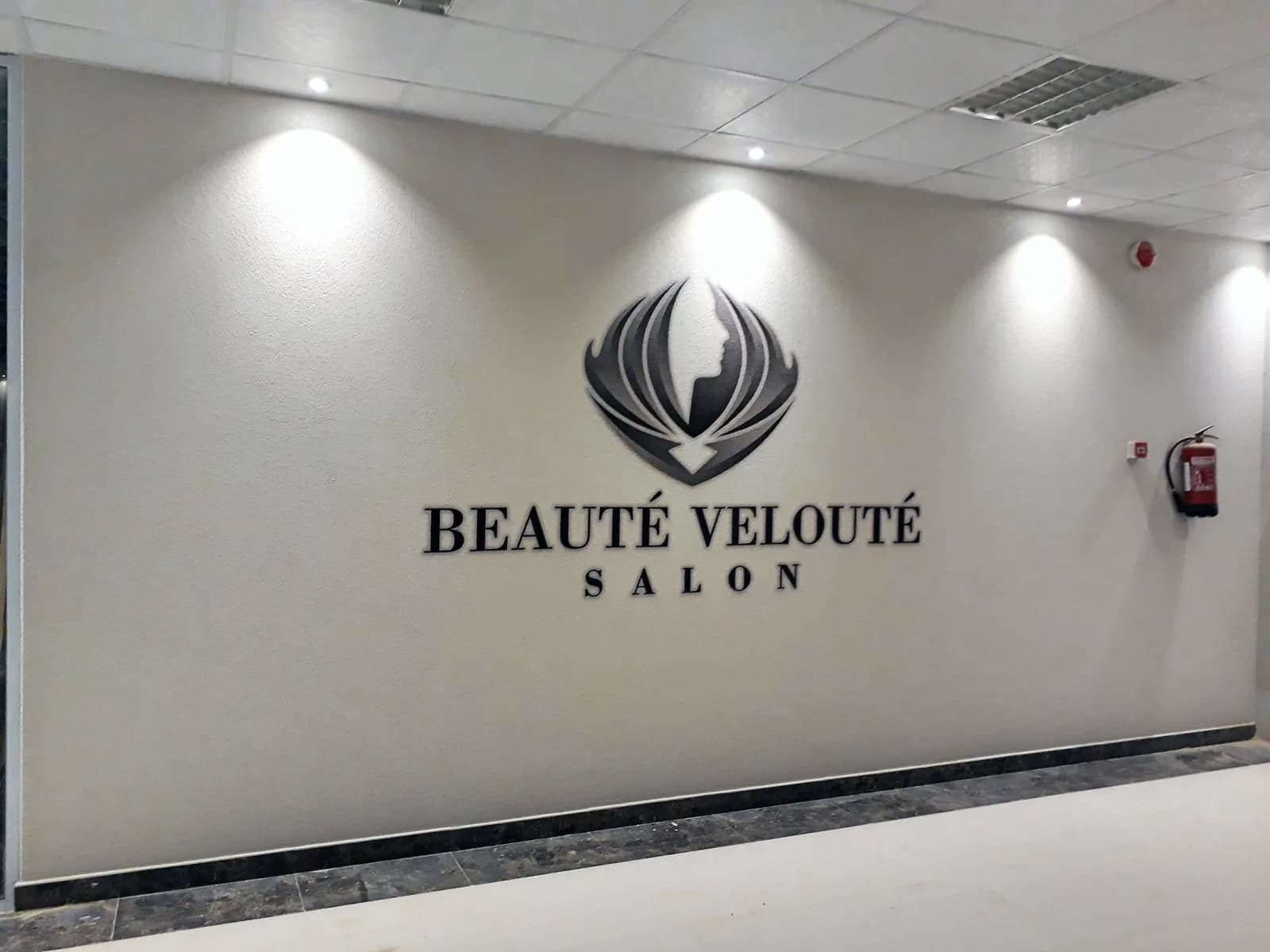 Store interior mural